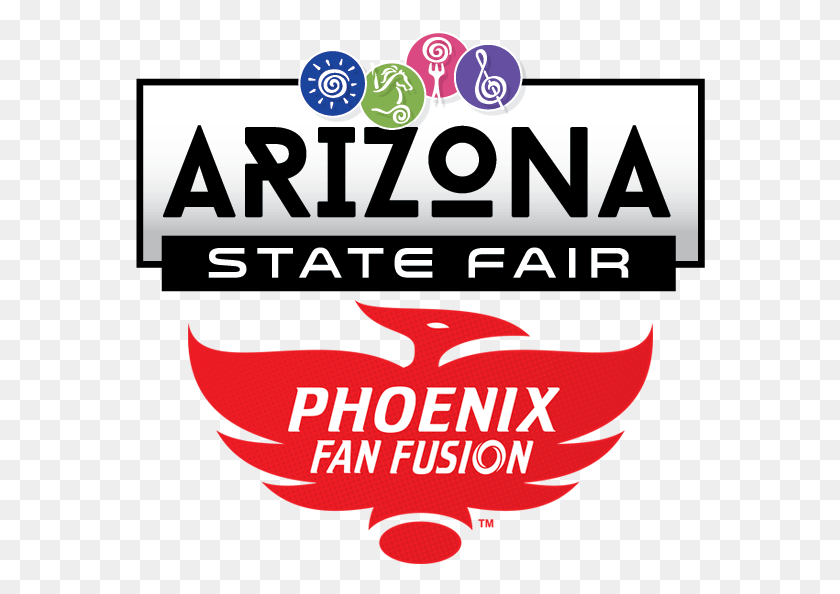 570x534 La Feria Estatal De Arizona Phoenix Fan Fusion Conozca Y Salude La Feria Estatal De Arizona, Publicidad, Cartel, Volante Hd Png