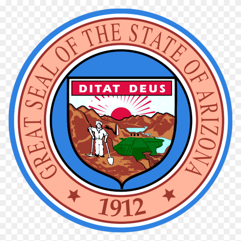 1192x1198 Arizona State Seal Patriots Arizona, Logo, Symbol, Trademark HD PNG Download