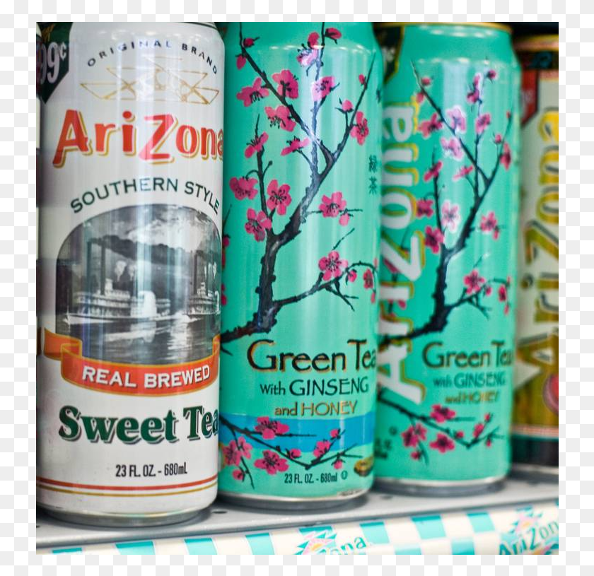 740x755 Arizona Sweet Tea Click To Enlarge Arizona Iced Tea Size, Tin, Can, Beer HD PNG Download