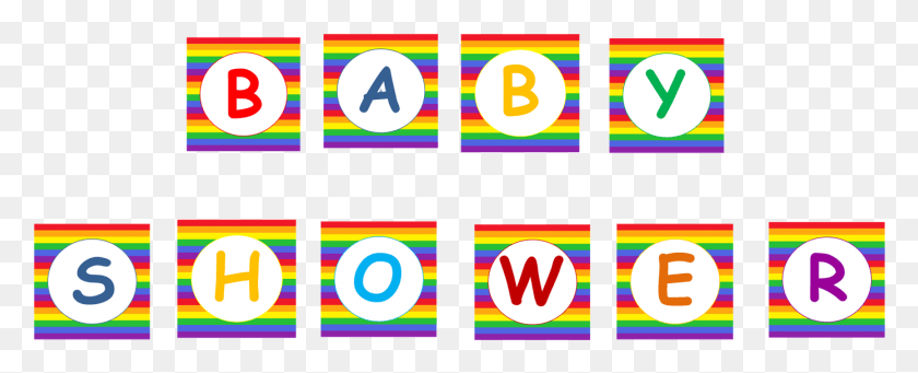 1390x502 Ark Baby Shower Rainbow Baby Shower Banner, Number, Symbol, Text HD PNG Download