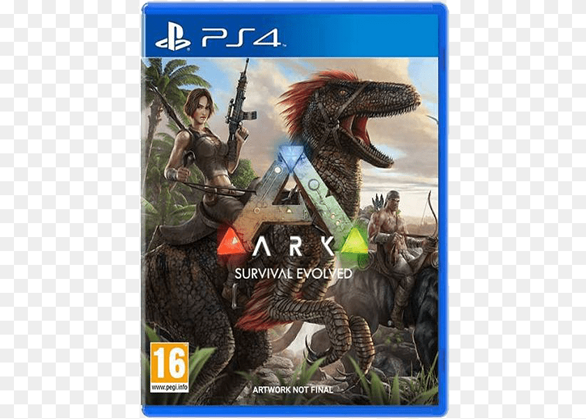 449x601 Ark Survival Evolved 2016, Advertisement, Poster, Animal, Dinosaur Sticker PNG