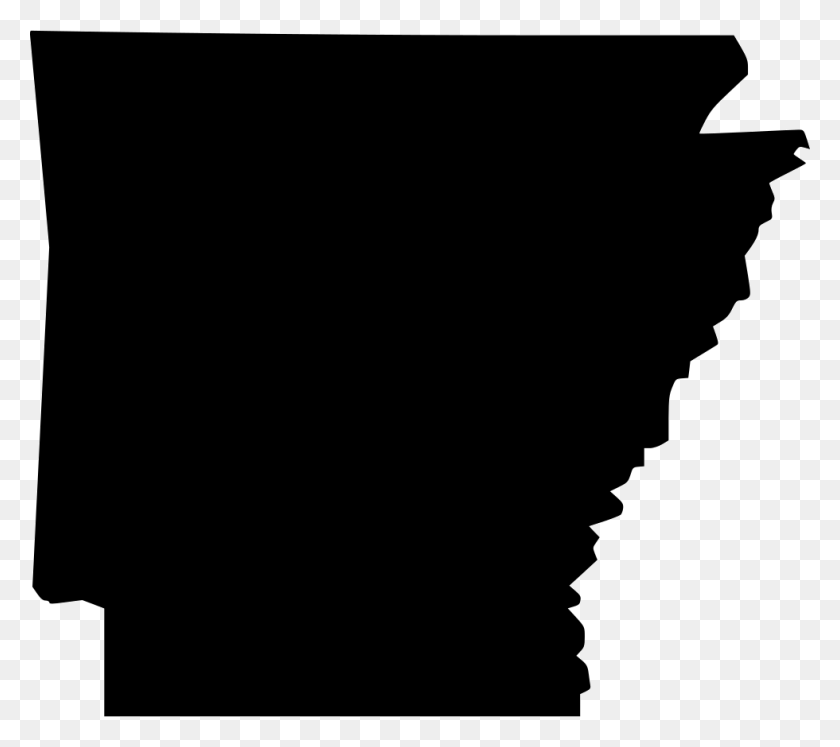 980x864 Arkansas Ar Comments Arkansas Map Silhouette, Person, Human HD PNG Download