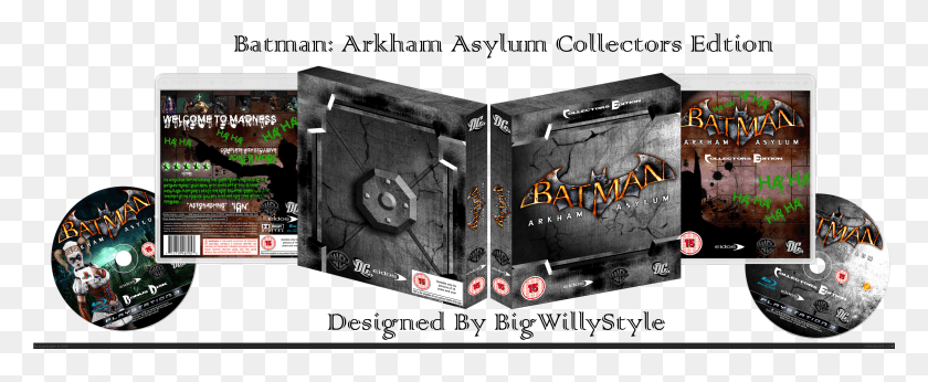 3151x1156 Arkham Asylum Studio Monitor, File Binder, File Folder HD PNG Download
