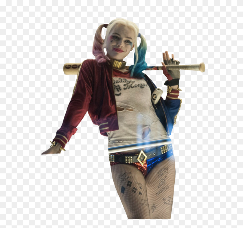 609x729 Arlequina Harley Quinn Margot Robbie, Clothing, Sleeve, Person HD PNG Download