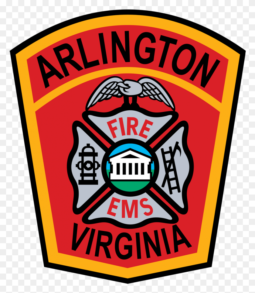 937x1086 Arlington County Fire Department Patch, Label, Text, Logo HD PNG Download