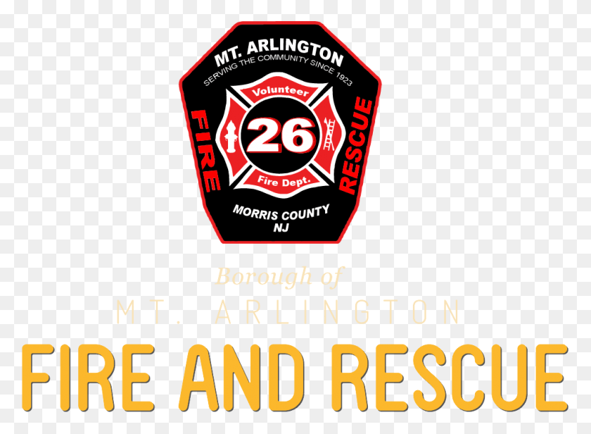 1000x713 Descargar Png Arlington Fire And Rescue Mount Arlington Fire Department, Logotipo, Símbolo, Marca Registrada Hd Png