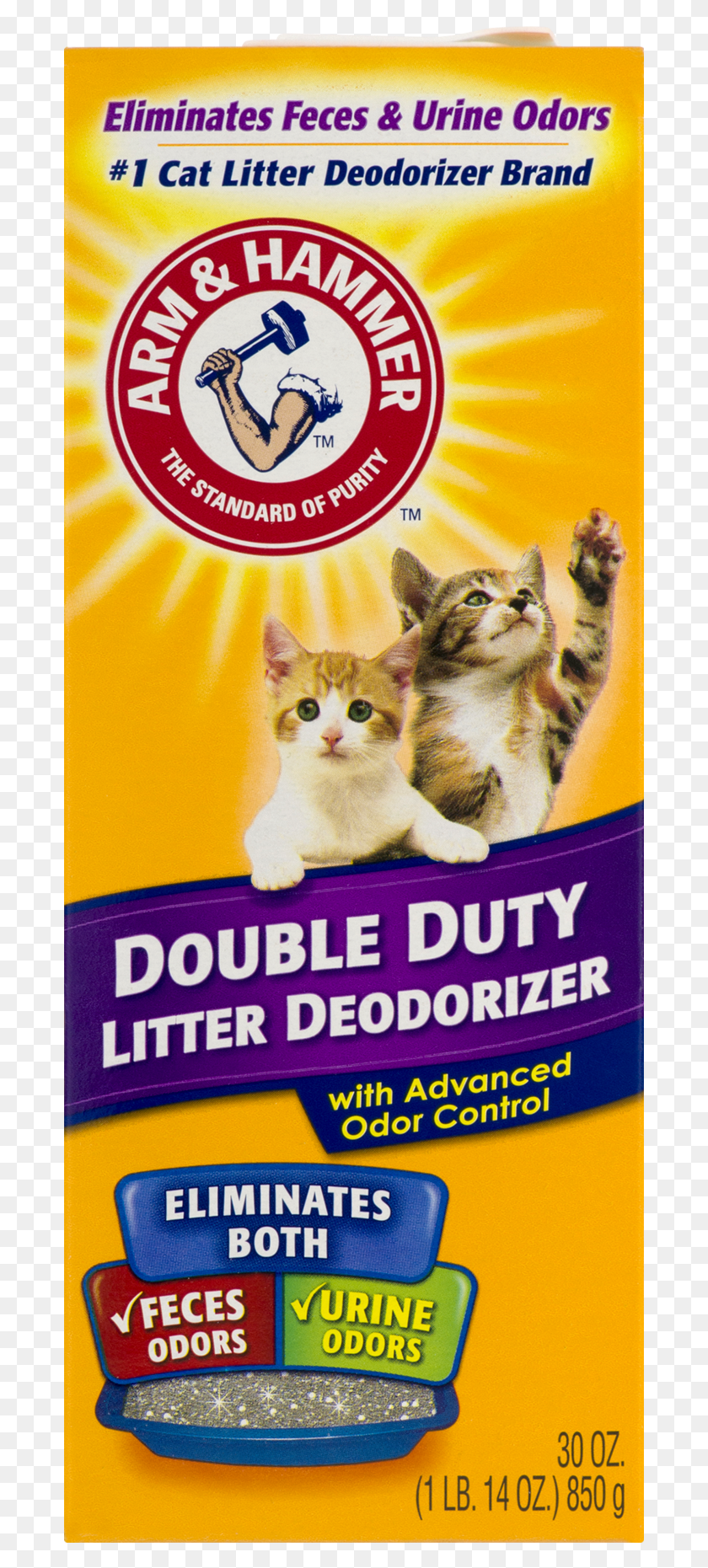 689x1801 Arm Amp Hammer Double Duty Cat Litter Deodorizer With Arm And Hammer Double Duty Litter Deodorizer, Pet, Mammal, Animal HD PNG Download