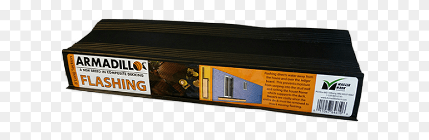 600x215 Armadillo Plastic Deck Flashing Box, Text, Scoreboard, Paper HD PNG Download