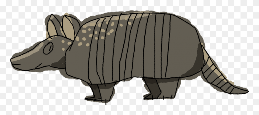 940x377 Армадилло Прозрачный Индийский Носорог, Животное, Млекопитающее, Дикая Природа Hd Png Скачать