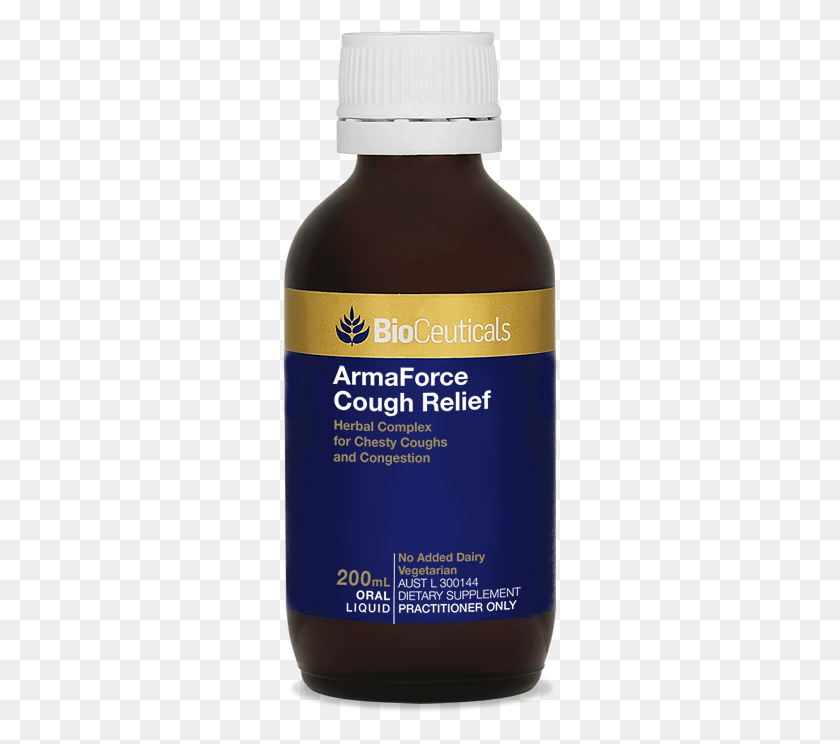 281x684 Armaforce Cough Relief 200ml Show Detailed Photo Liposomal Vitamin C Bioceuticals, Beer, Alcohol, Beverage HD PNG Download