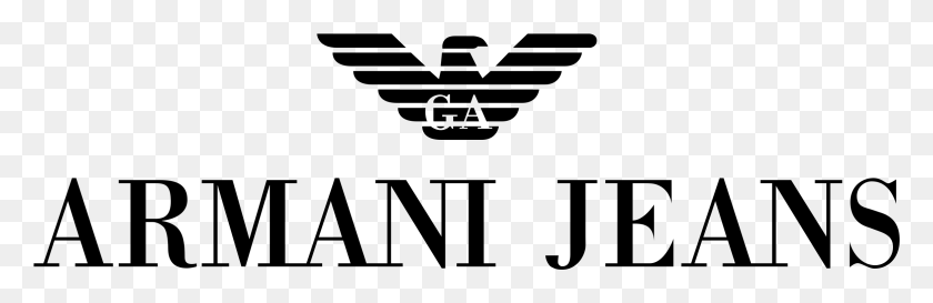 2331x637 Логотип Armani Emporio Armani Jeans Logo, Серый, Мир Варкрафта Png Скачать