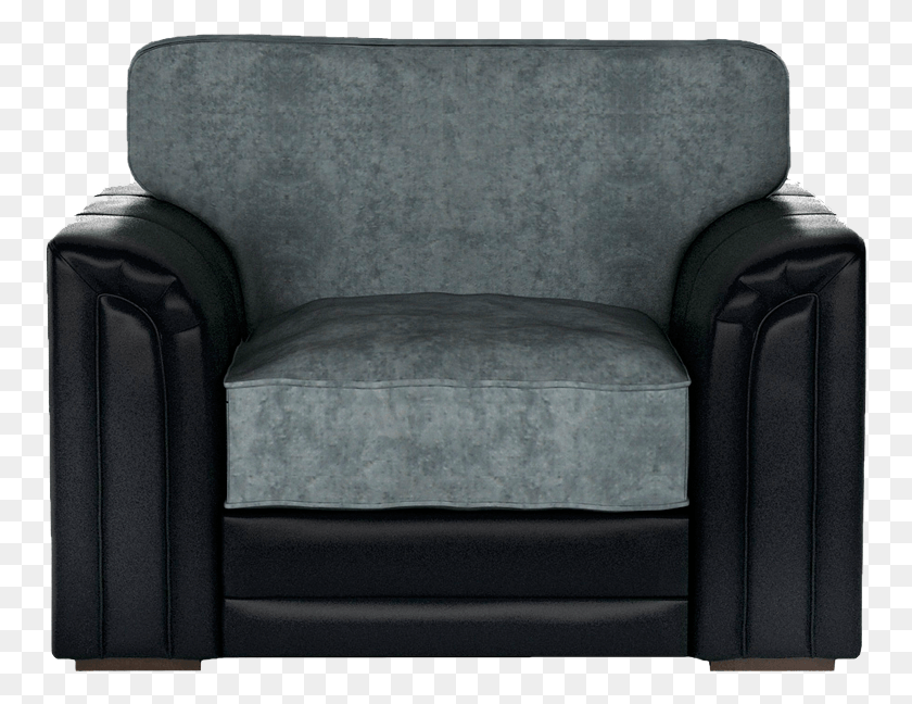 757x588 Armchair Black And Grey Chair, Furniture, Couch HD PNG Download
