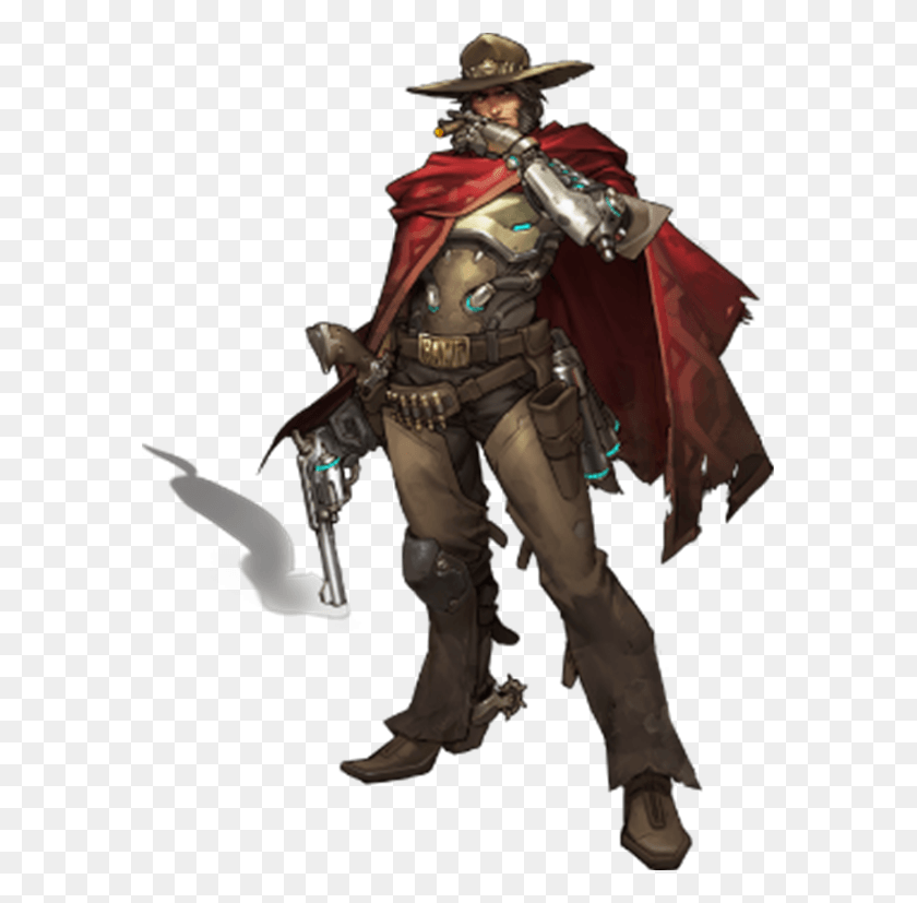 579x767 Armed With His Peacekeeper Revolver Mccree Takes Mccree Overwatch, Person, Human, Ninja HD PNG Download