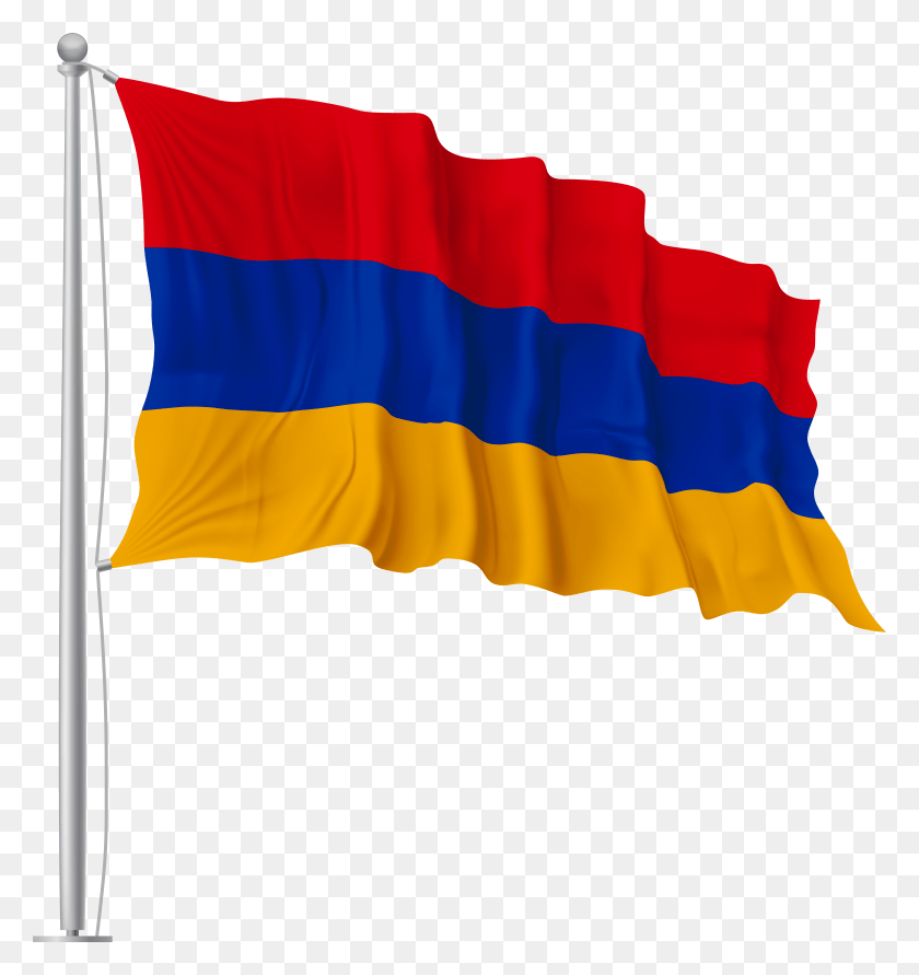 7390x7882 Развевающийся Флаг Армении, Флаг, Символ, Американский Флаг Hd Png Скачать