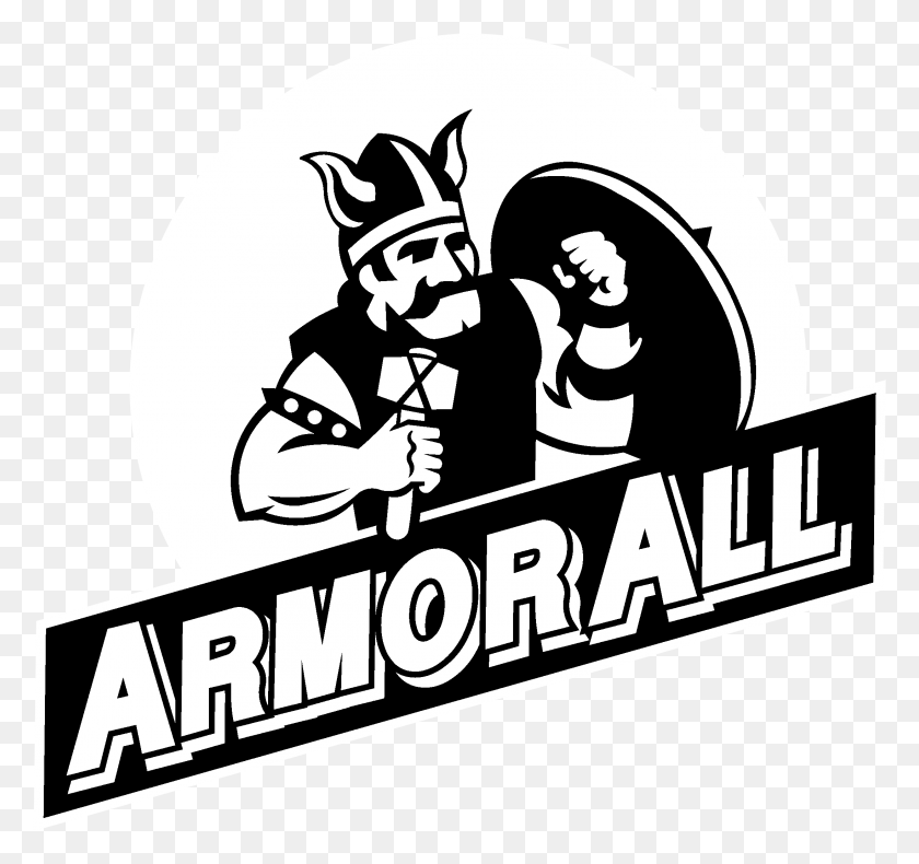 2191x2051 Armor All Logo Black And White Armor All, Stencil, Text, Symbol HD PNG Download