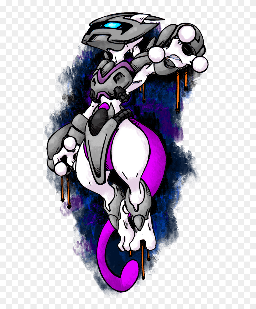 554x956 Armored Mewtwo, Helmet, Clothing, Apparel HD PNG Download