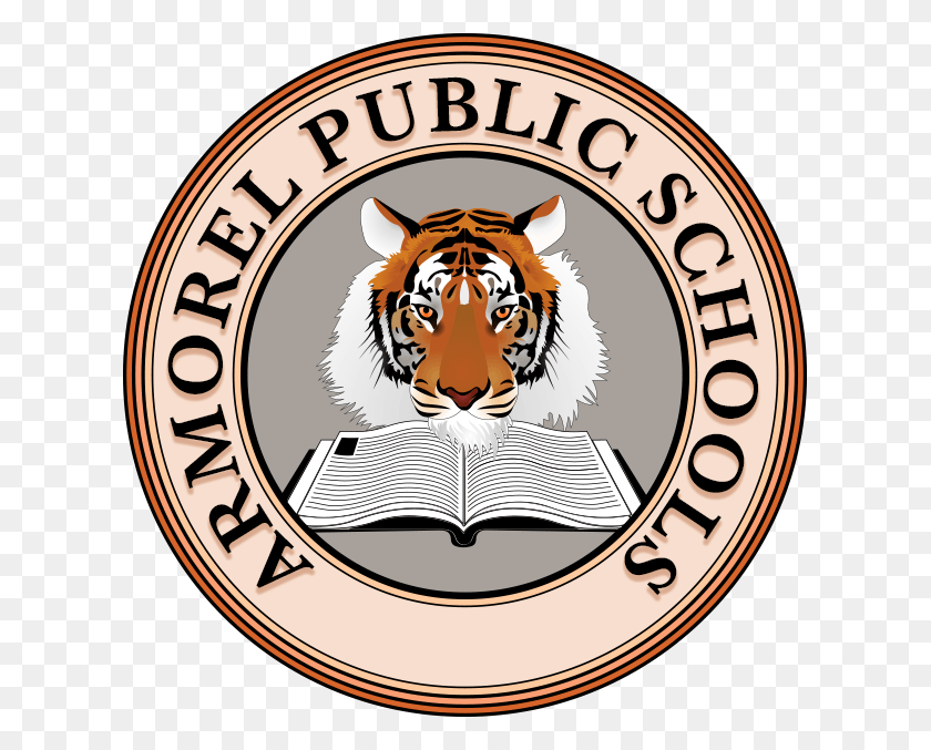 617x617 Armorel Public Schools Home Of The Tigers Completed Stamp Clip Art, Logo, Symbol, Trademark HD PNG Download