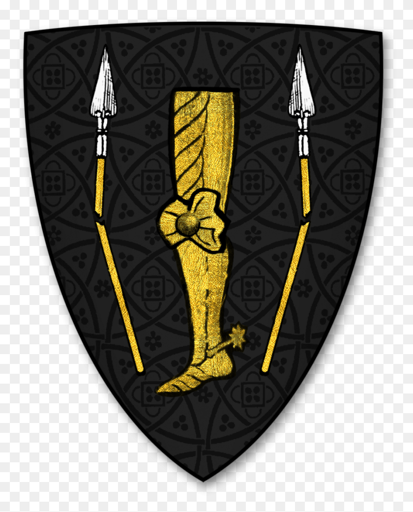 892x1122 Armorial Bearings Of The Gilbert Family Of Longtown Crest, Spear, Weapon, Weaponry HD PNG Download