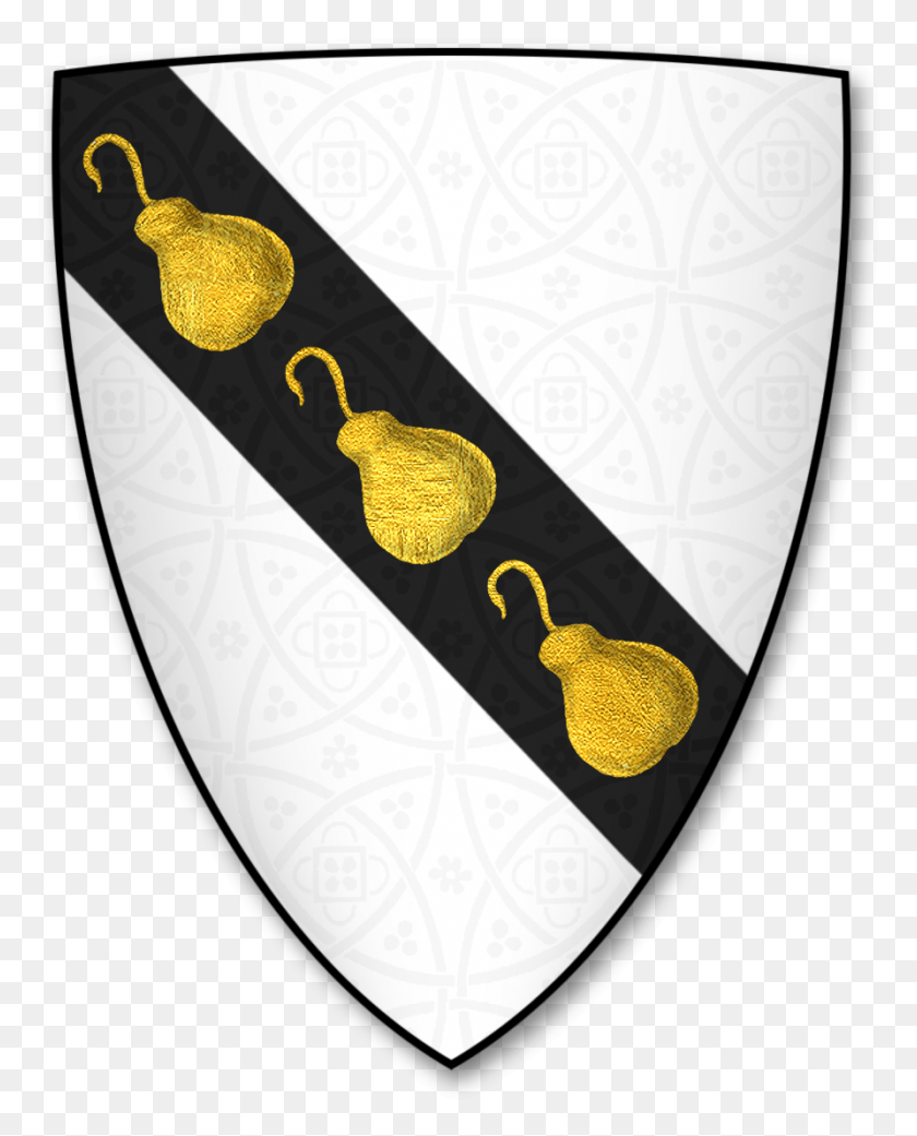 892x1122 Armorial Bearings Of The Pennoyre Family Of The Moor Emblem, Rug, Gold, Plant HD PNG Download