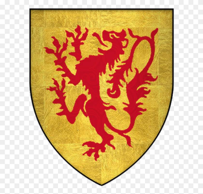 606x744 Arms Of Sir Thomas Wale Kg Miles Stapleton Of Wighill, Rug, Gold, Armor HD PNG Download