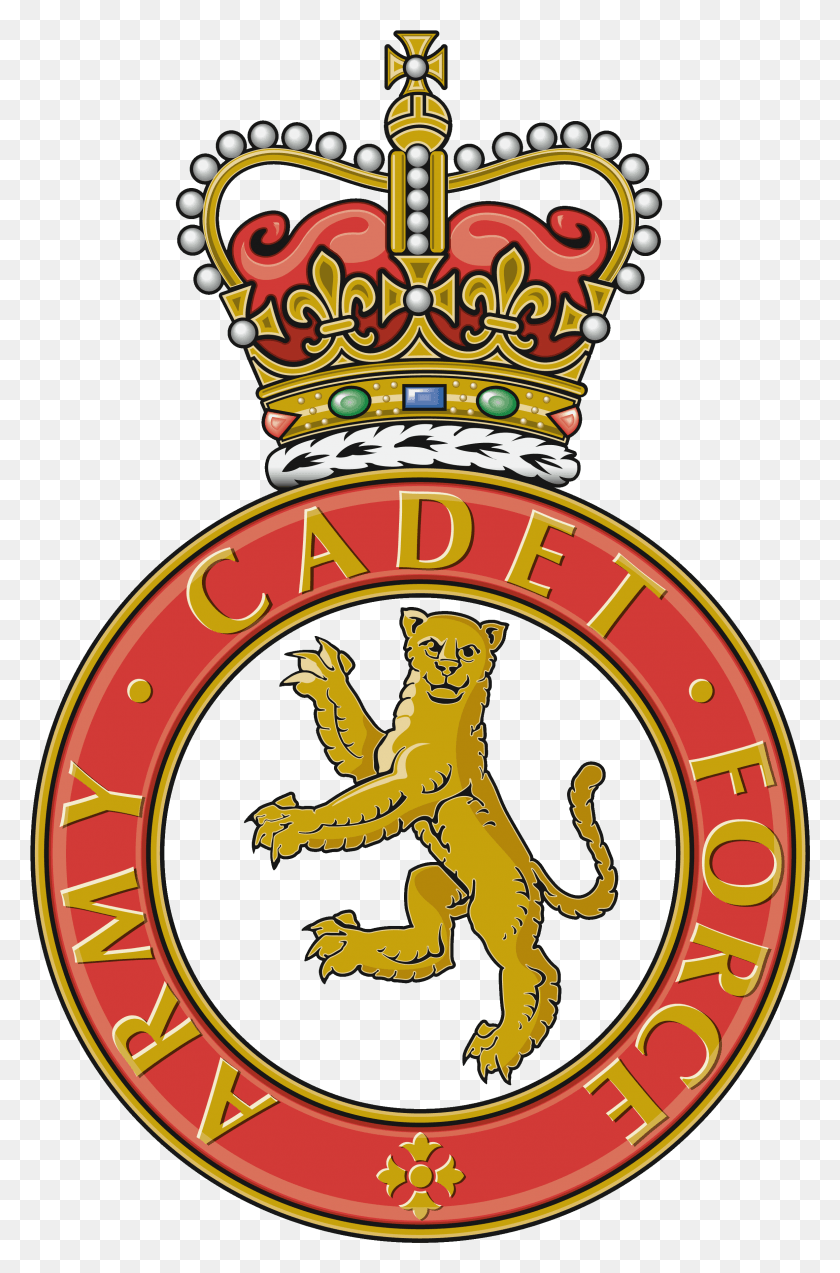 2363x3677 Army Cadet Force Logo, Symbol, Trademark, Badge HD PNG Download