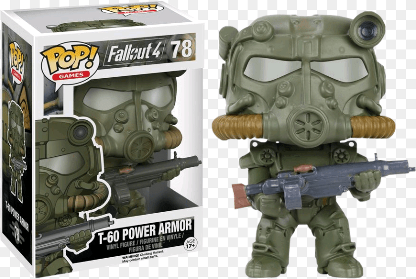 878x589 Army Green T 60 Power Armor Pop Vinyl Figure Fallout 4 Funko Pop, Gun, Weapon, Baby, Person Sticker PNG