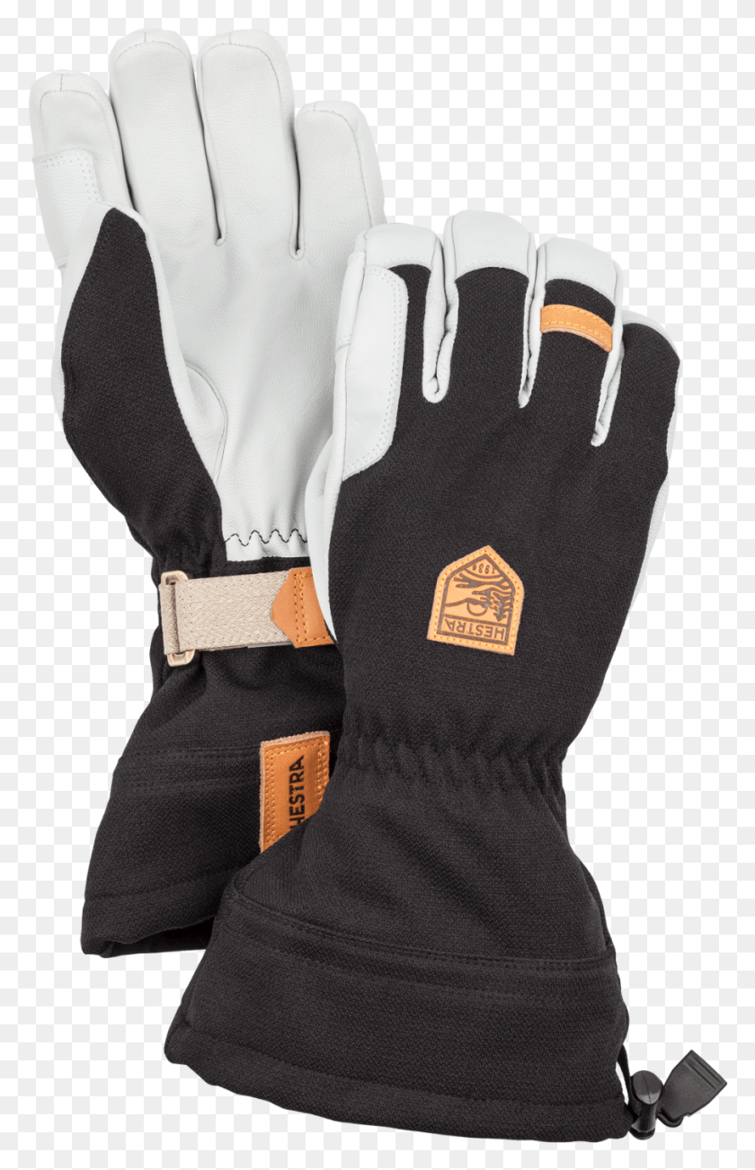 905x1442 Army Leather Patrol Gauntlet Black Hestra, Clothing, Apparel, Glove HD PNG Download