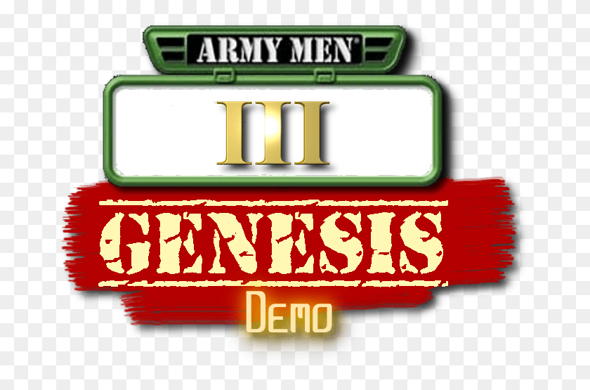 671x495 Descargar Png Army Men Iii Genesis Demo Army Men, Texto, Alfabeto, Juego Hd Png
