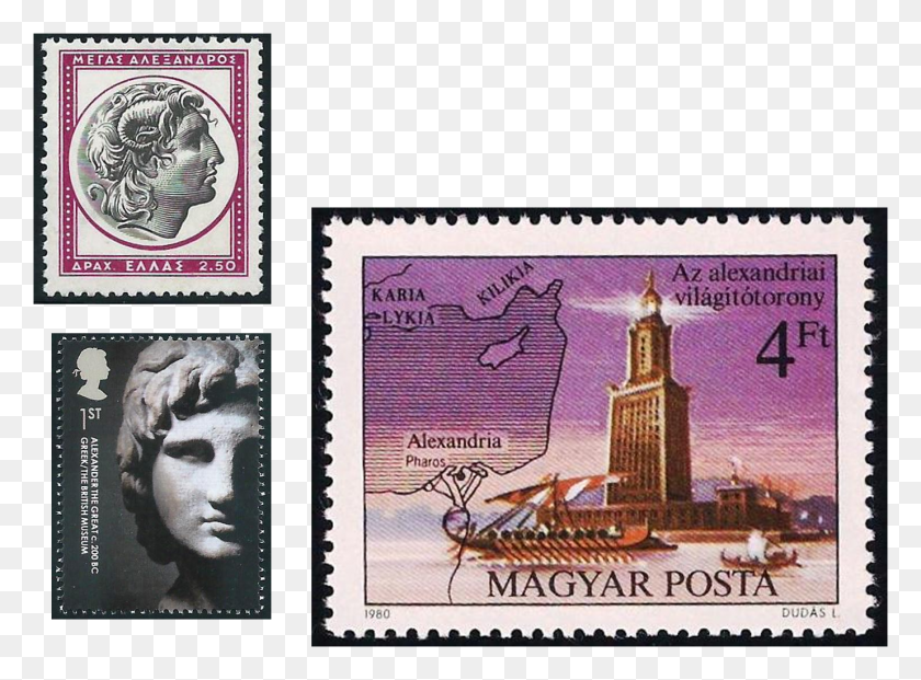 1378x992 Around 300 Bc With The Rise To Power Of Ptolemy I Lighthouse Of Alexandria, Postage Stamp, Person, Human HD PNG Download