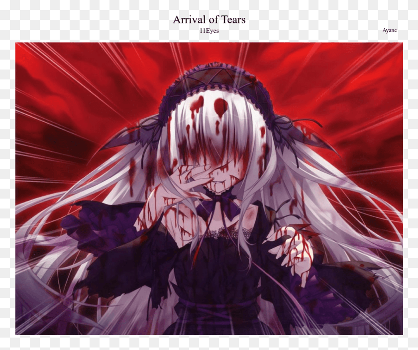 1126x932 Arrival Of Tears Sheet Music Composed By Ayane 1 Of Anime Girl Blood Eyes, Manga, Comics, Book HD PNG Download