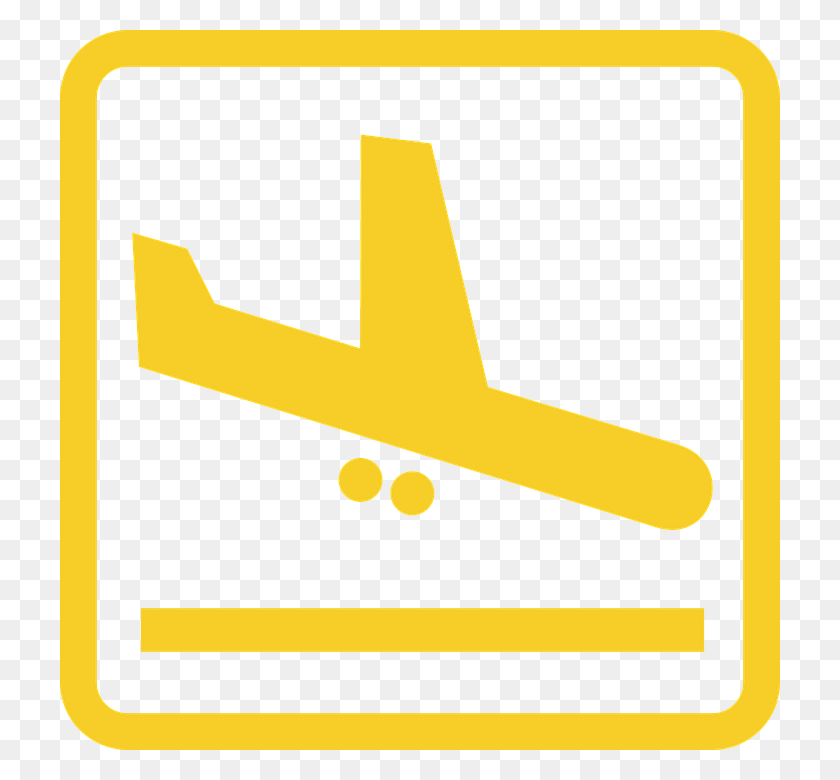 720x720 Descargar Png / Aterrizaje Del Aeropuerto De Llegadas Airplanr Símbolo De La Pista De Salidas Png