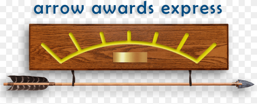 842x343 Arrow Awards Express Black Feather With Choice Of Arrow Of Light Awards, Weapon Sticker PNG
