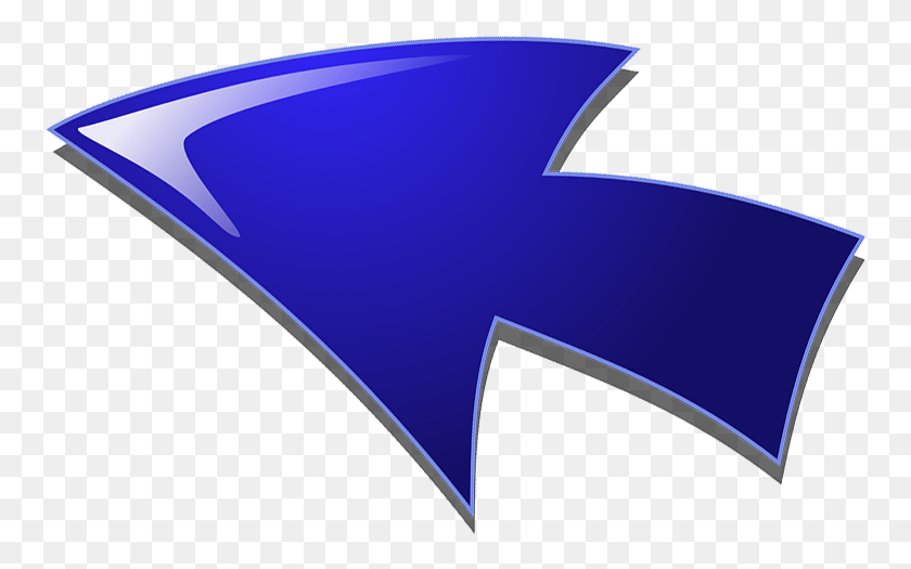 760x465 Arrow Blue Glossy Pointer Cursor Mouse Emblem, Symbol, Batman Logo HD PNG Download