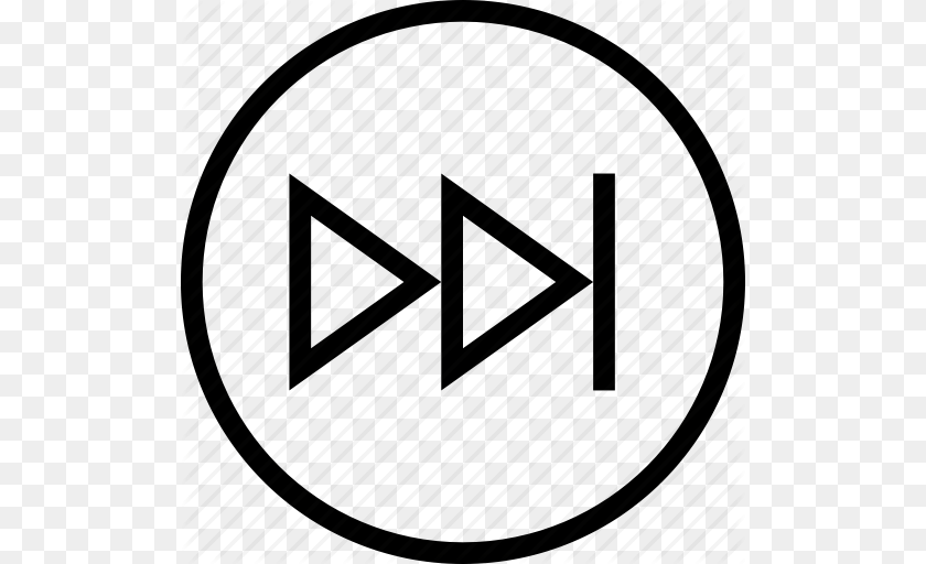 Arrow Circle Fast Forward Forward Next Round Skip Icon, Symbol PNG