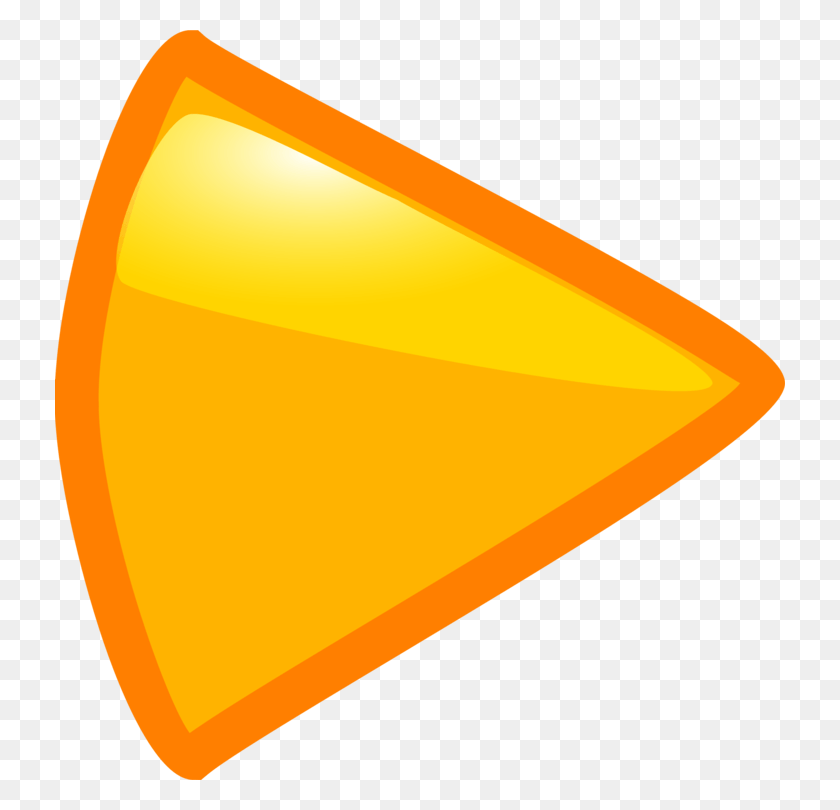 730x750 Arrow Computer Icons Symbol Sign Right Direction Orange, Triangle, Vehicle, Transportation HD PNG Download