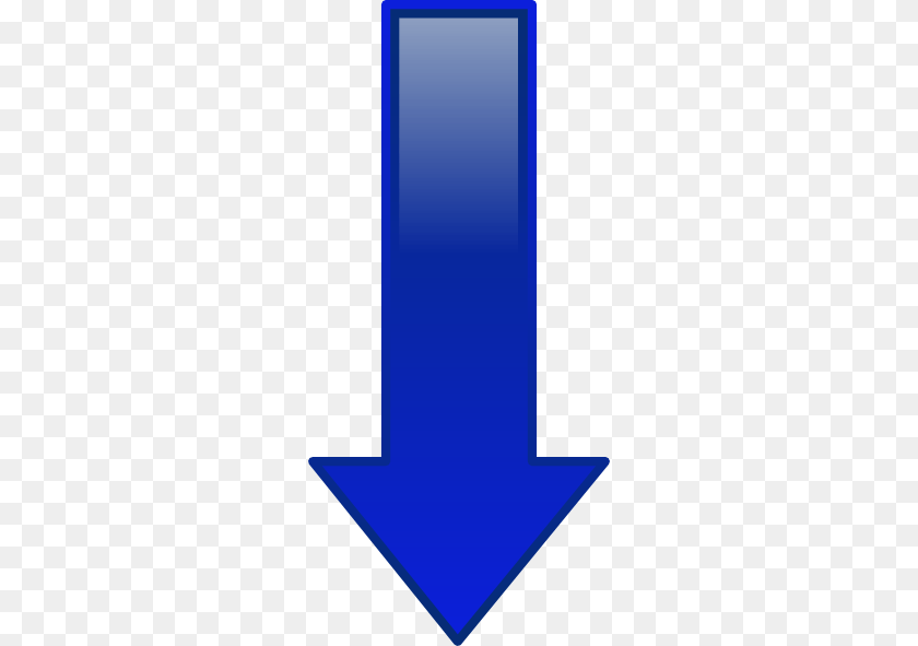 Arrow Down Blue Clip Art, Symbol Sticker PNG