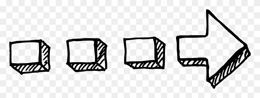 2676x885 Arrow Drawing, Label, Text, Stencil HD PNG Download