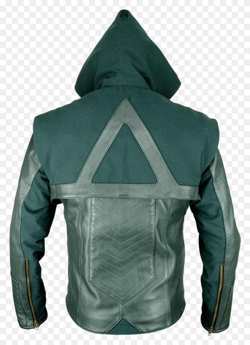 971x1366 Arrow Gorro 1 Leather Jacket, Clothing, Apparel, Coat HD PNG Download