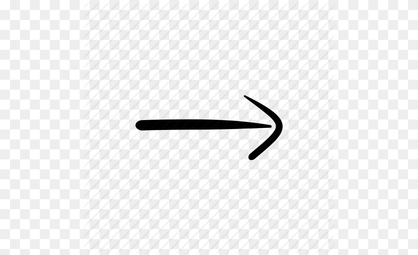 Arrow Hand Drawn Next Right Straight Icon, Text, Electronics, Hardware Clipart PNG