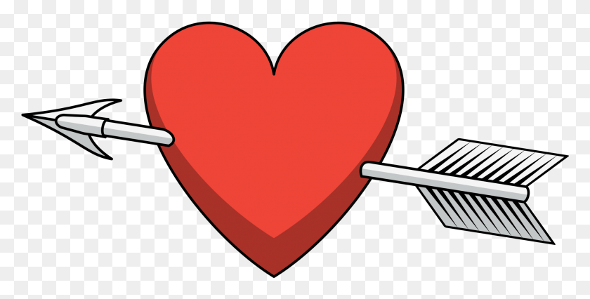 1921x903 La Flecha Del Corazón Png / Corazón Con Una Flecha Hd Png