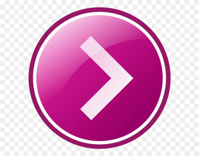 600x601 Arrow In Round Button Arrow Button, Purple, Symbol, Text HD PNG Download
