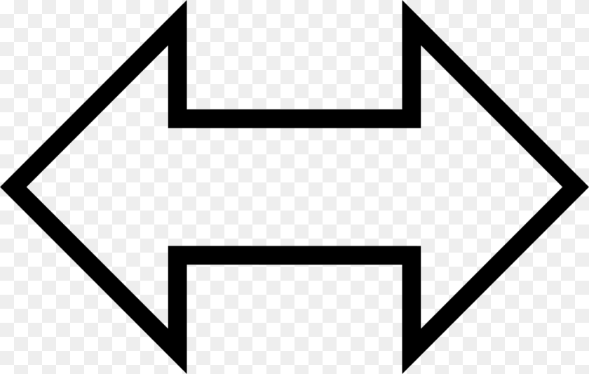 980x622 Arrow Of Two Point To Opposite Directions Comments Opposite Icon, Symbol, Star Symbol Clipart PNG