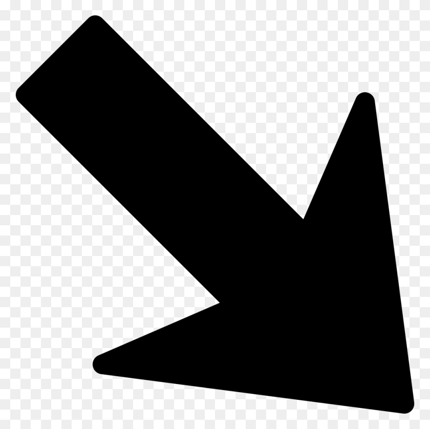 982x980 Arrow Pointing Right Down Arrow Pointing Right Down, Axe, Tool, Symbol HD PNG Download