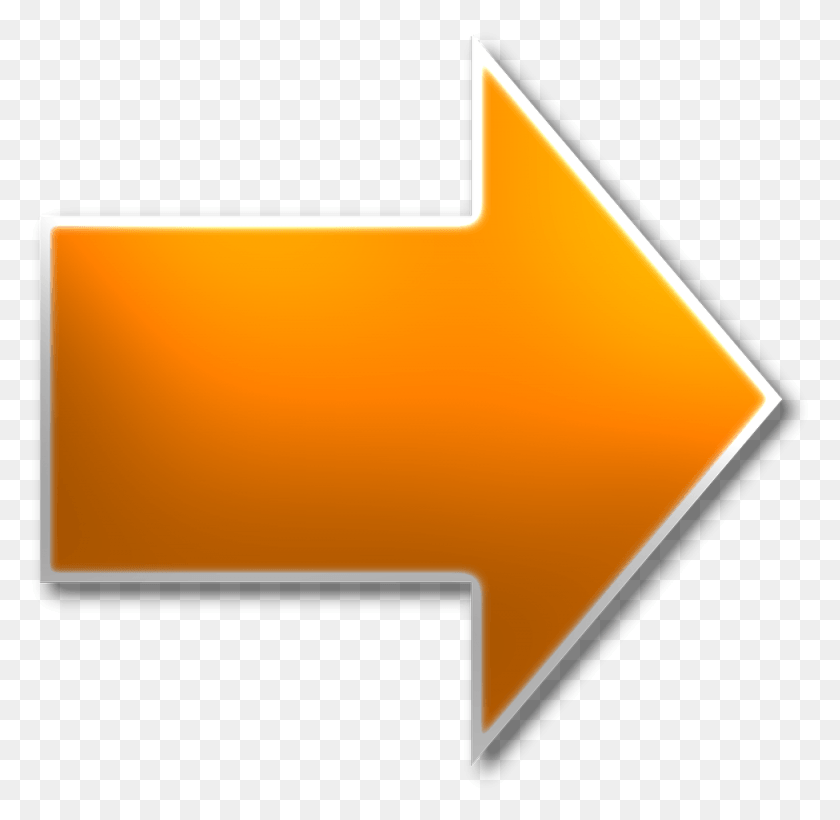 975x951 Arrow Right Orange Pictures, Symbol, Logo, Trademark HD PNG Download
