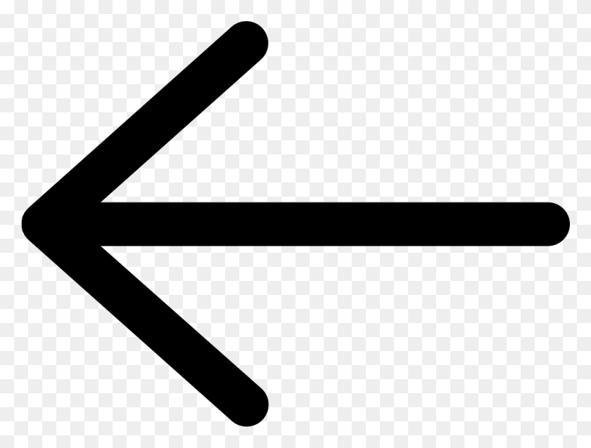 981x727 Arrow Sign Left Arrow Sign, Symbol, Text, Logo HD PNG Download