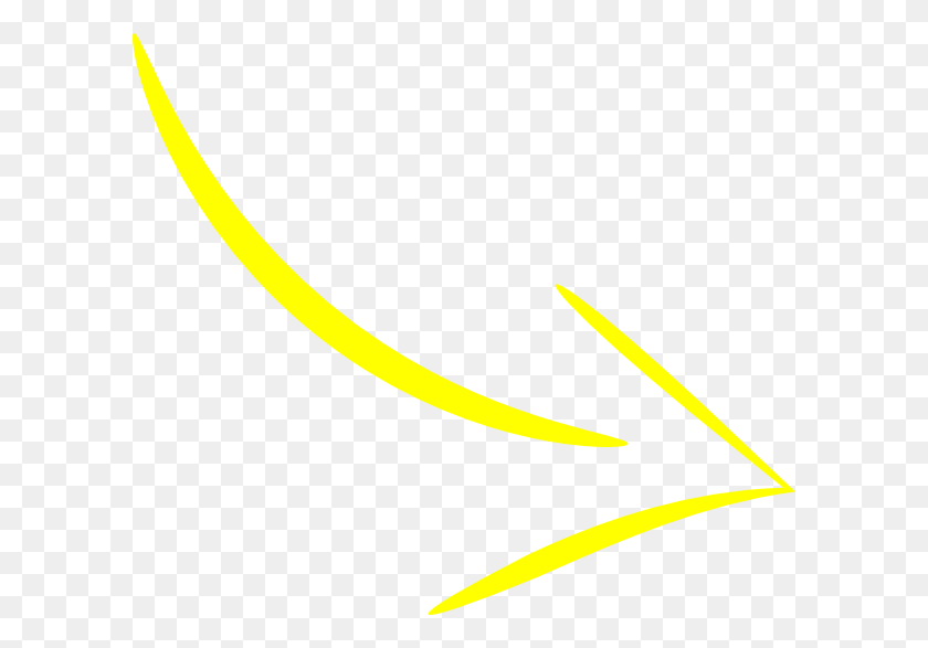 600x527 Arrow Yellow Colorfulness, Graphics, Floral Design HD PNG Download