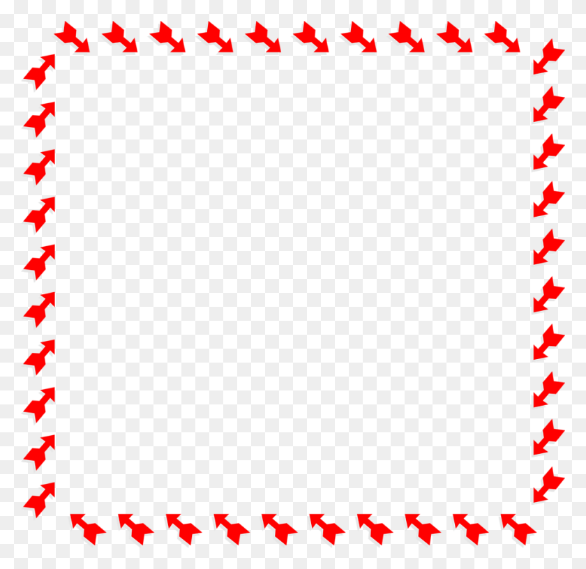 958x929 Arrows Red Free Stock Bordes De Pagina, Text, Label, Poster HD PNG Download
