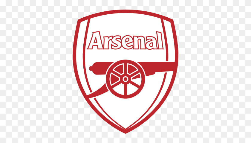 355x418 Arsenal Logo History Arsenal Fc Logo, Symbol, Trademark, Armor HD PNG Download