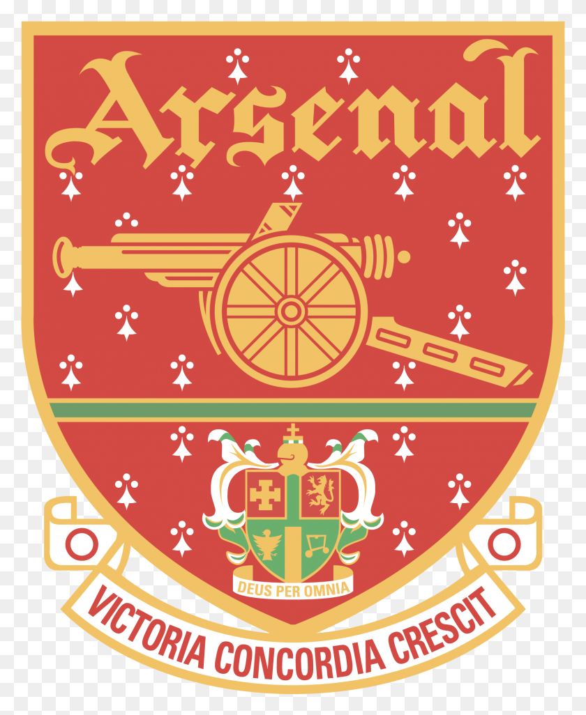 1694x2098 Arsenal Symbol Arsenal Old Logo, Trademark, Text, Armor HD PNG Download