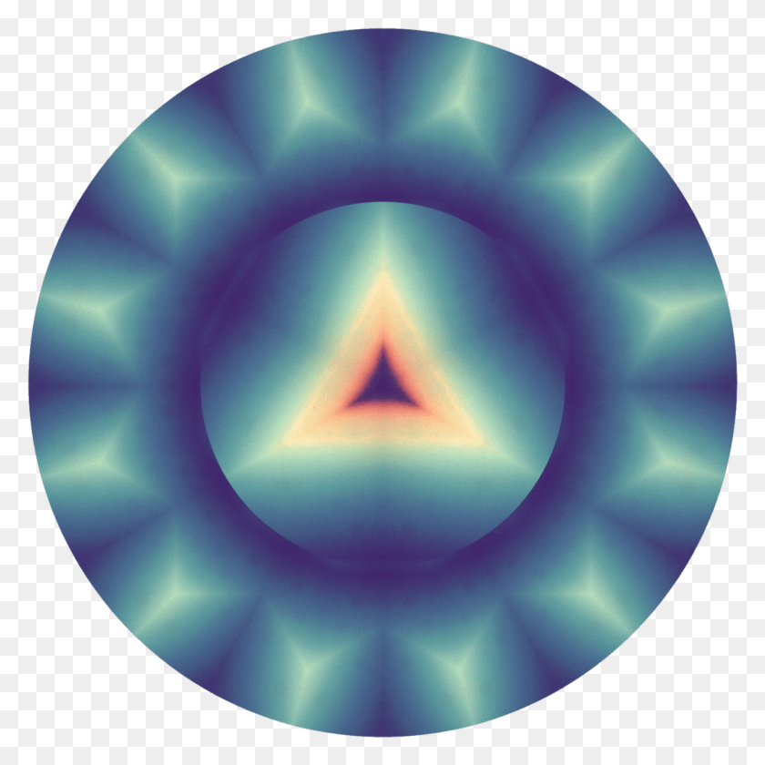 1242x1242 Art Acid Bright Blur Colors Circle Core Crystal Consciousness Circle, Sphere, Ornament, Lamp Descargar Hd Png